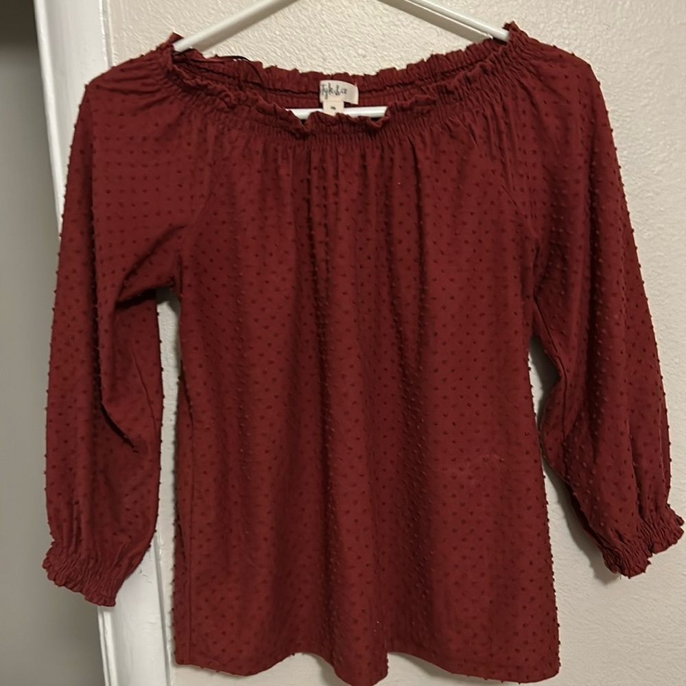 Long sleeve blouse